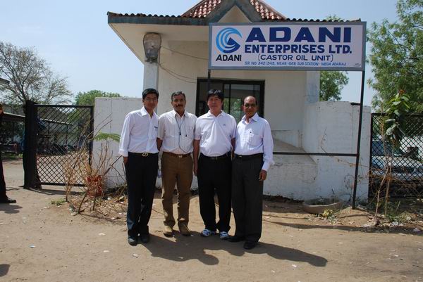 Researcher Wang Guangming visited ADANI company of India